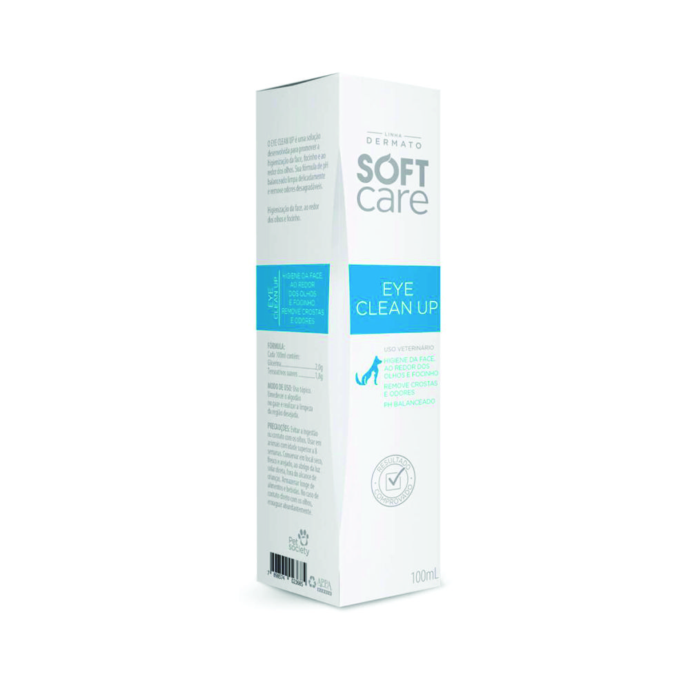 SOFT CARE EYE CLEAN UP 100 ML PET SOCIETY
